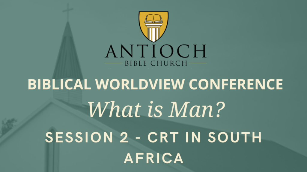 The Cure That Worsens The Disease: CRT In Post-Apartheid South African Christianity